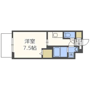 ワールドアイ天王寺ミラージュ【8階】の間取り