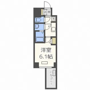 ファステート大阪ドームライズ【10階】の間取り