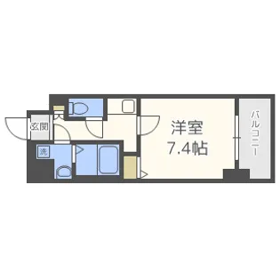 ミラージュパレス上本町【9階】の間取り