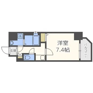 ミラージュパレス上本町【11階】の間取り