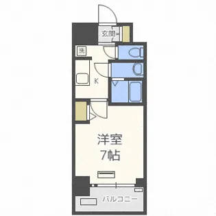 レオンコンフォート大阪ドームシティ【3階】の間取り