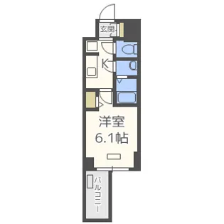 ファステート大阪ドームライズ【2階】の間取り