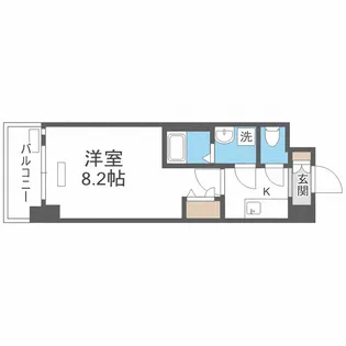 ララプレイス大阪ウエストゲート【2階】の間取り