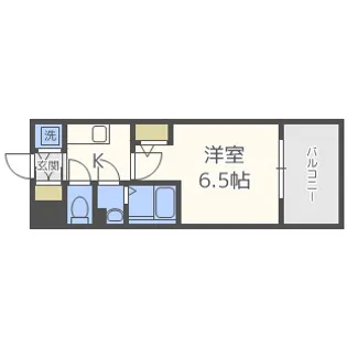 エスリード京橋桜ノ宮公園【10階】の間取り