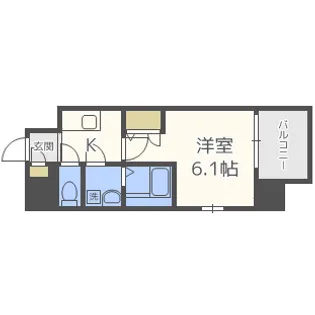 エスリード京橋桜ノ宮公園【12階】の間取り