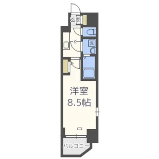 エスプレイス塚本アーバンレジデンス【2階】の間取り