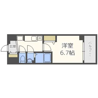 レシオス新大阪NORTH【10階】の間取り