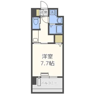 アール大阪リュクス【10階】の間取り