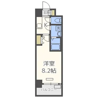 ララプレイス大阪ウエストゲート【3階】の間取り