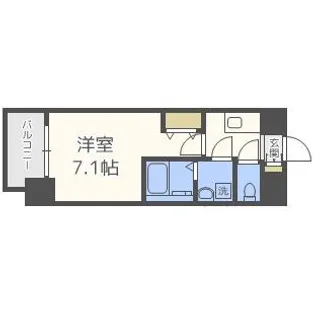 アドバンス大阪城グロリア【8階】の間取り