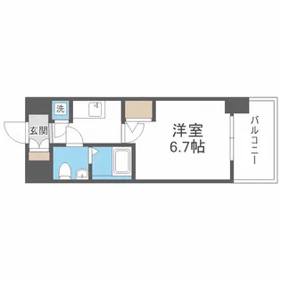 アドバンス新大阪ラシュレ【3階】の間取り