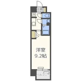 ララプレイス玉造オーブ【10階】の間取り