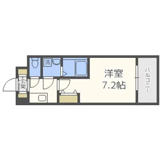 アドバンス大阪城グロリア【10階】の間取り