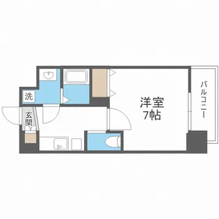 BPRレジデンス福島【10階】の間取り