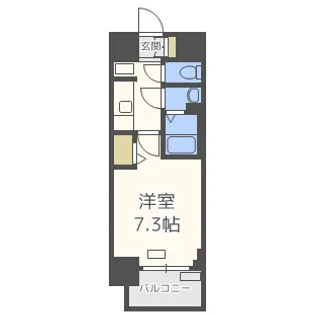 レシオス天王寺【10階】の間取り