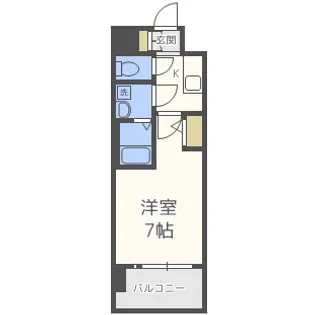 エスリード京橋アミュゼ【3階】の間取り