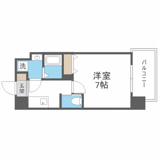 BPRレジデンス福島【4階】の間取り