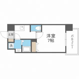 BPRレジデンス福島【5階】の間取り