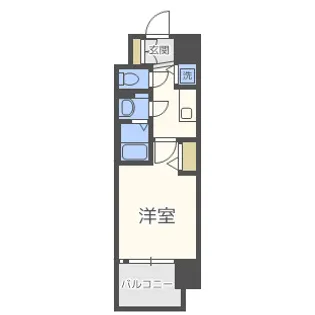 レオンコンフォート都島【11階】の間取り