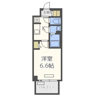 ファステート大阪城東グリッジ【5階】の間取り