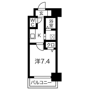 レジュールアッシュ京橋【11階】の間取り