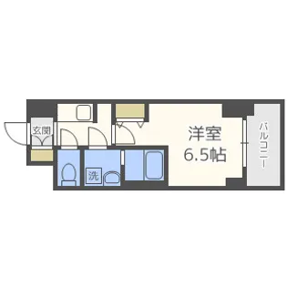 S-RESIDENCE阿波座WEST【3階】の間取り