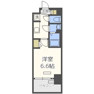 ファステート大阪城東グリッジ【8階】の間取り