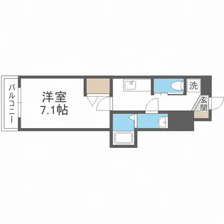 L-IDEA MINAMIHORIE【9階】の間取り