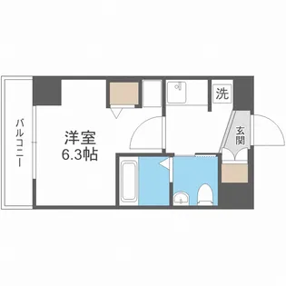 インザグレイス塚本ソレイユ【5階】の間取り