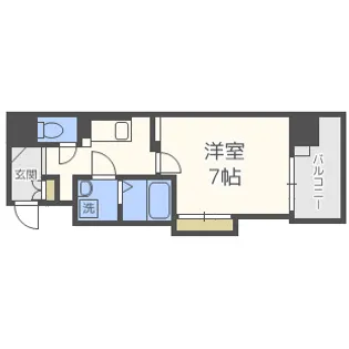 ファーストフィオーレ本町イースト【7階】の間取り