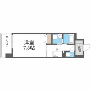 S-FORT都島内代【6階】の間取り