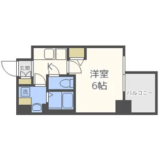 エスリード新大阪グランファースト【2階】の間取り