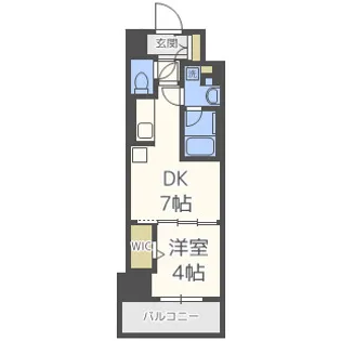 アーバネックス西天満【5階】の間取り