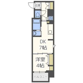 S-FORT都島内代【2階】の間取り