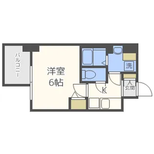 エスリード新大阪グランファースト【9階】の間取り