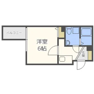 SERENiTE本町reflet【13階】の間取り