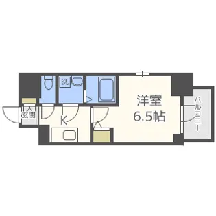 エスリード新北野グランリンク【6階】の間取り