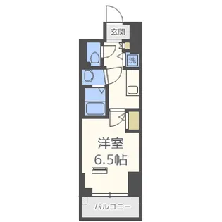 レオンコンフォート難波アッシュ【2階】の間取り