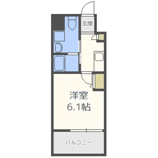 Live Casa 上新庄【8階】の間取り