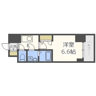 エスリード本町レジデンス【2階】の間取り