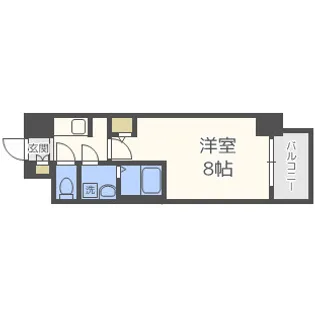 サムティ姫島LIBERLE【6階】の間取り