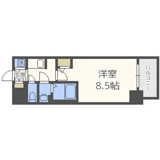 サムティ姫島LIBERLE【6階】の間取り