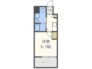 Live Casa 上新庄【9階】の間取り