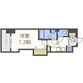 Luxe本町【6階】の間取り