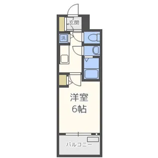 スワンズシティ大阪城ノース【5階】の間取り