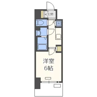 スワンズシティ大阪城ノース【2階】の間取り