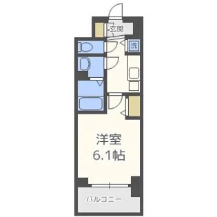 アドバンス大阪城北ルミウス【10階】の間取り