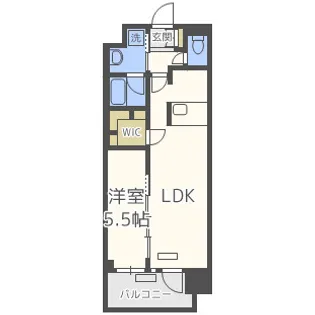 プレサンス心斎橋ニスト【10階】の間取り