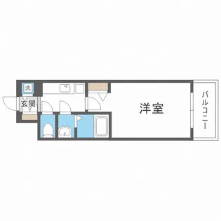 ラピーヌ南堀江レジデンス【11階】の間取り