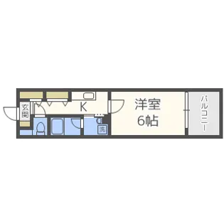 alex Kitahorie【7階】の間取り